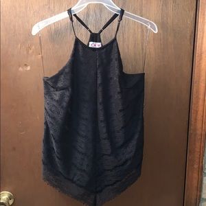 Black Haulter Top